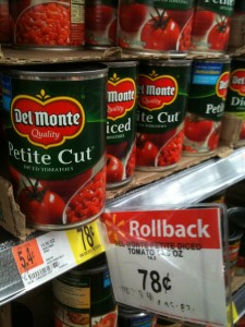 del monte diced tomatoes 