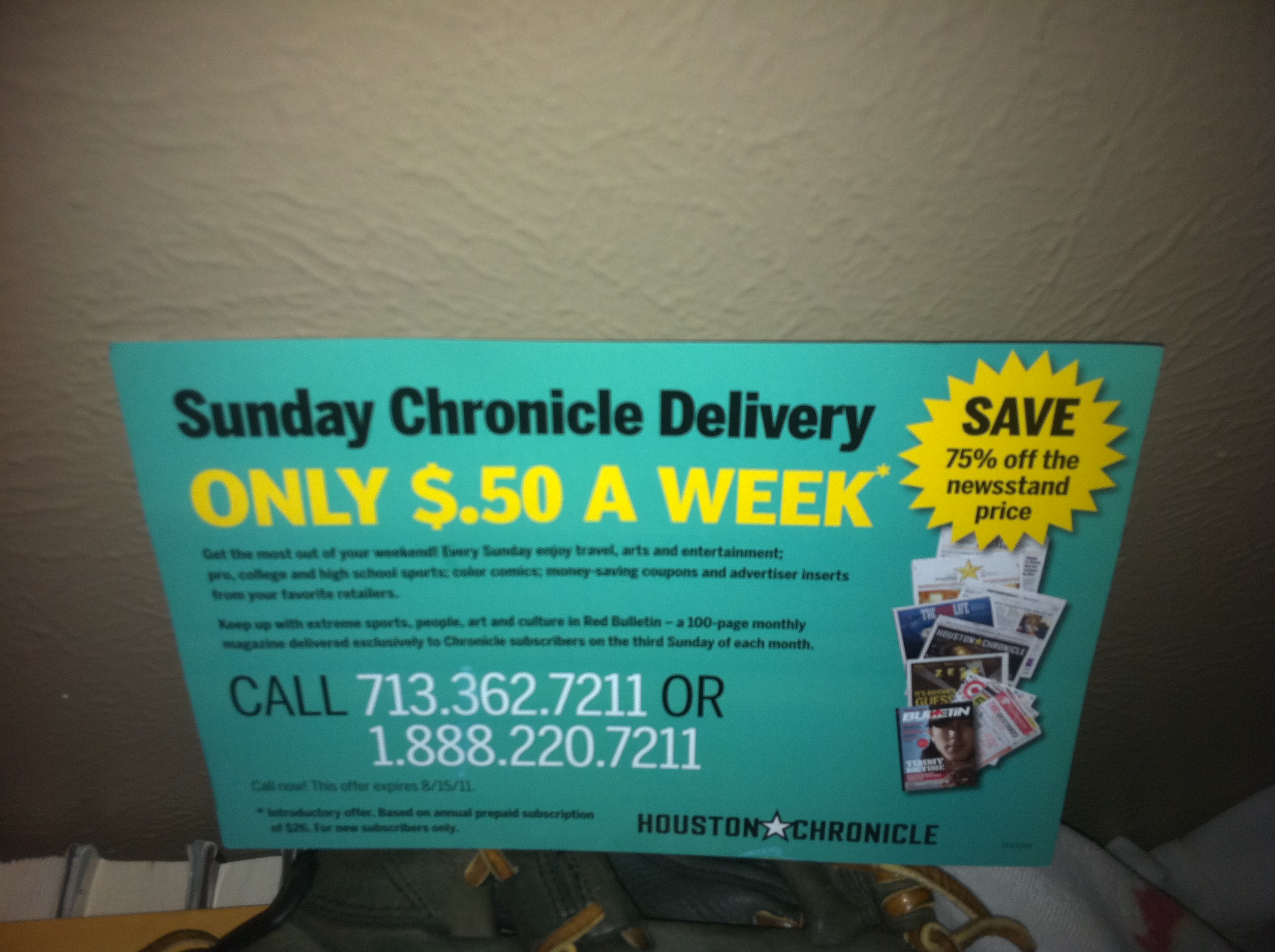 Houston chronicle coupon inserts Sunday subscriptions include color comics and coupon inserts, and Wednesday’s edition boasts a Flavor section with restaurant reviews and recipes. The digital subscription features access to shondagatelynxrq9q.cf and the iPad app, as well as a digital replica of each day’s print edition emailed to your inbox daily%().