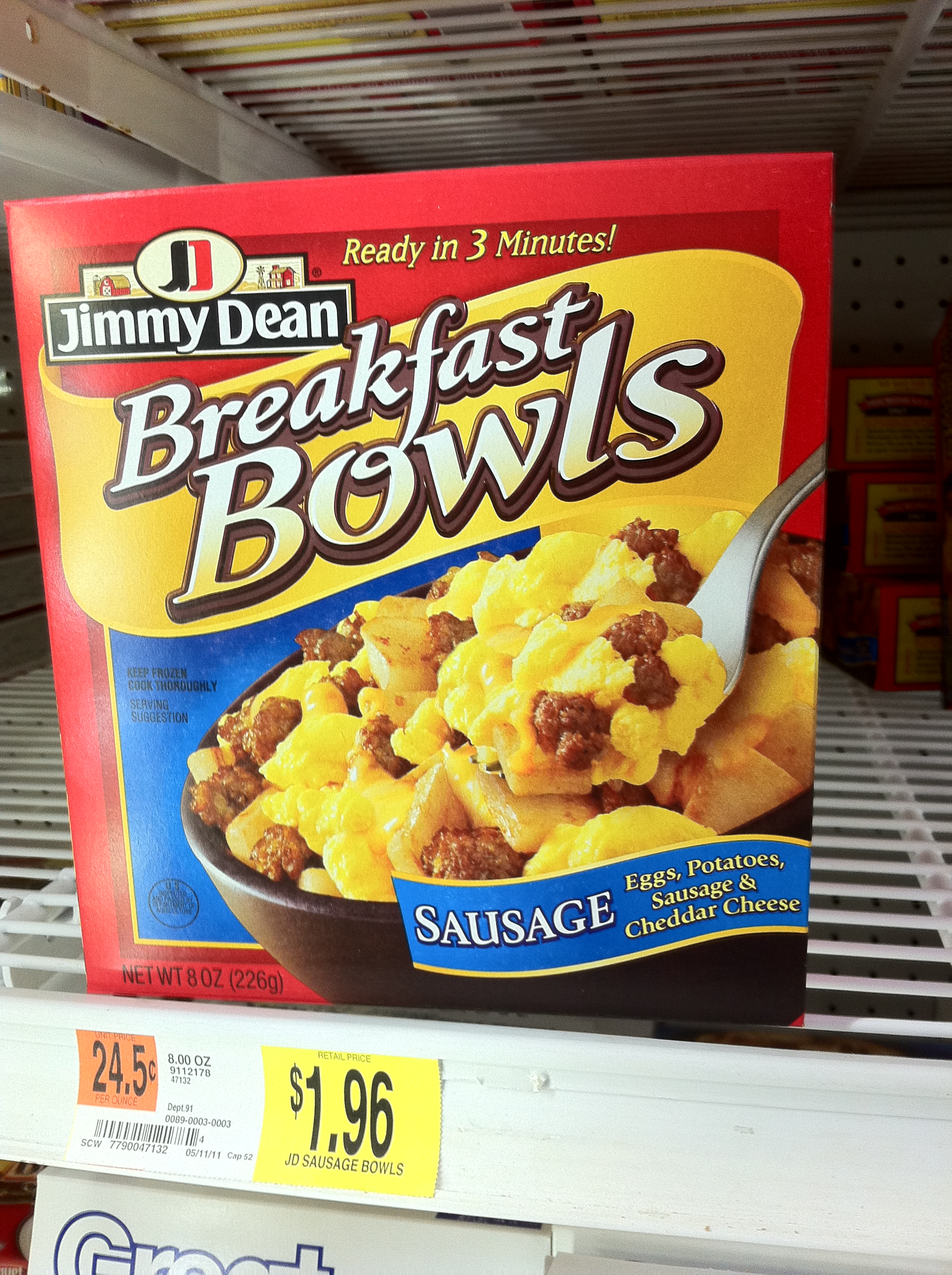 Jimmy Dean Breakfast Bowls