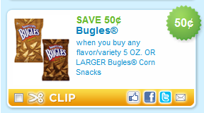 Caramel bugles coupons