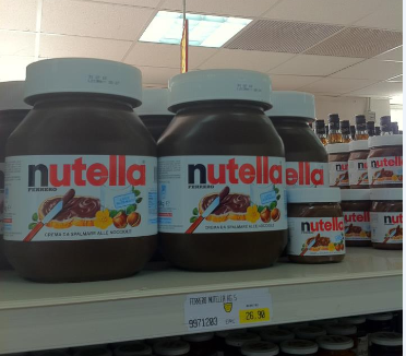 11 lb jar of nutella