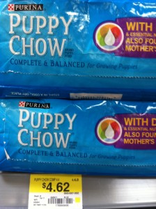 puppy chow 3 lb.