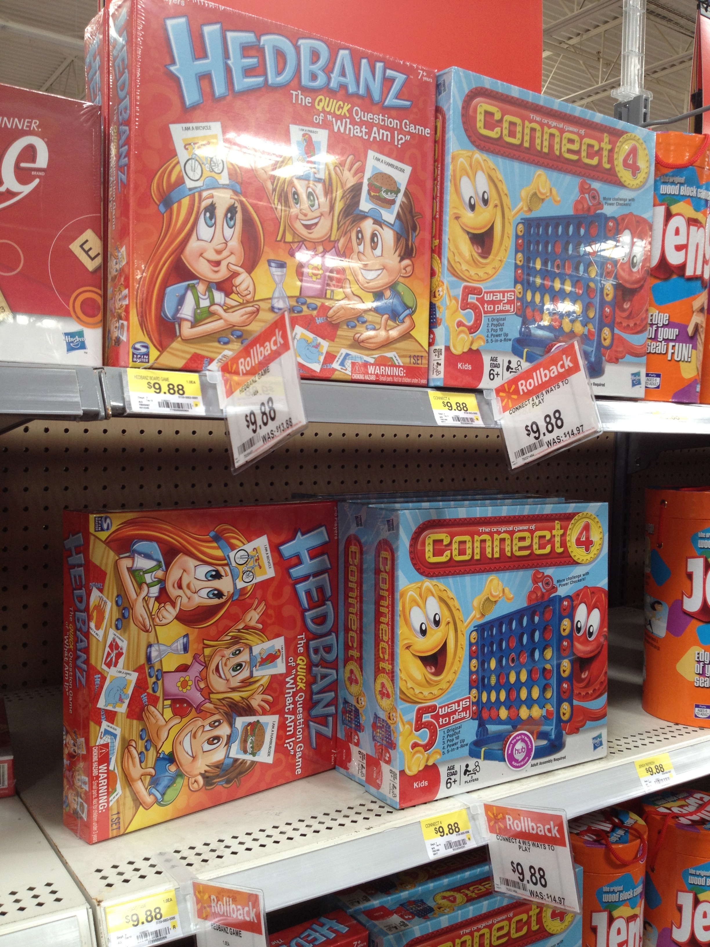 walmart board games for families