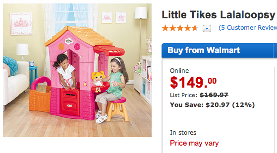little tikes lalaloopsy playhouse