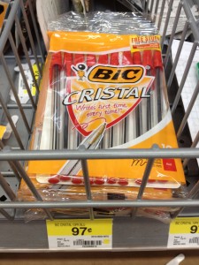 bic cristal pens