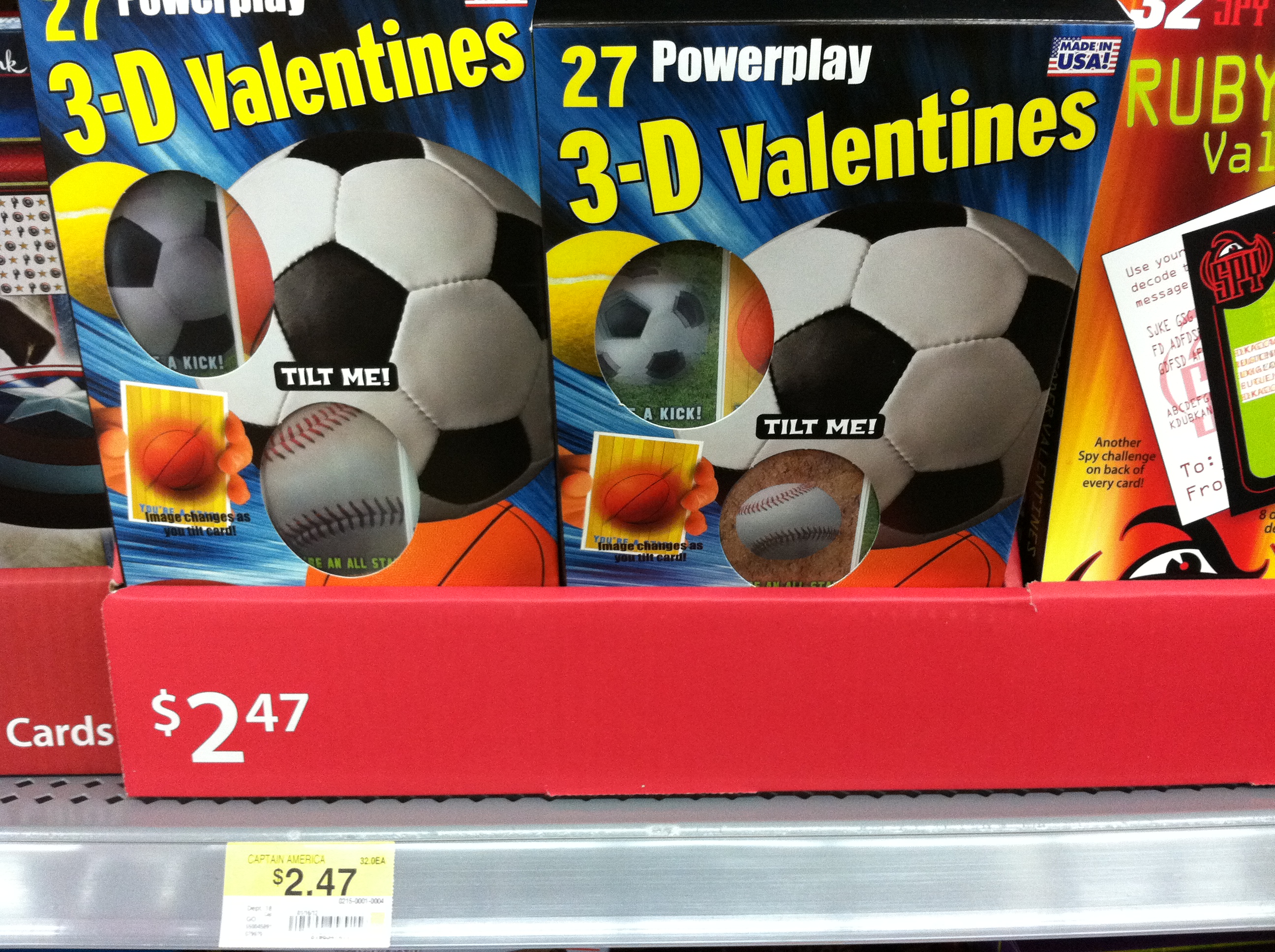 walmart valentines cards for kids