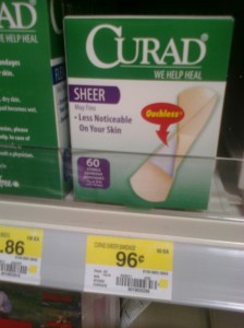 curad bandaid $.96