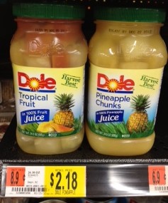 Dole Fruit Bottle Walmart