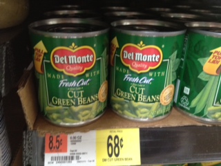 Coupons for del monte green beans