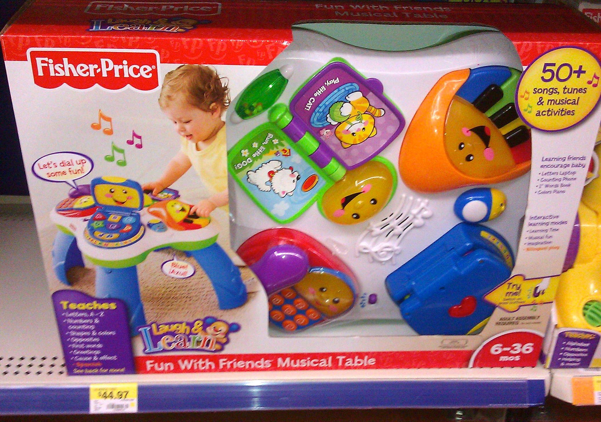 fisher price laugh & learn table
