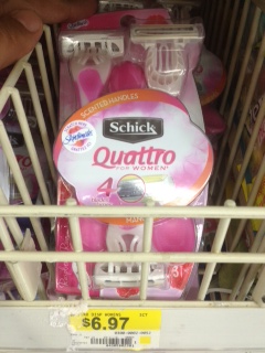 Schick Quattro walmart