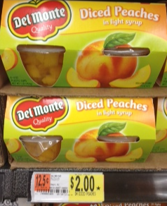 Del Monte Peaches - walmart