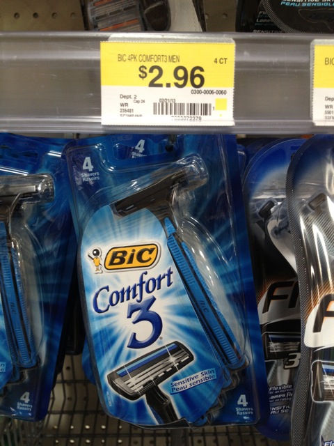 Bic Comfort 3 Free Razors