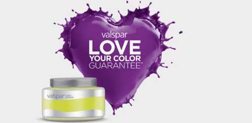 valspar paint sample coupon