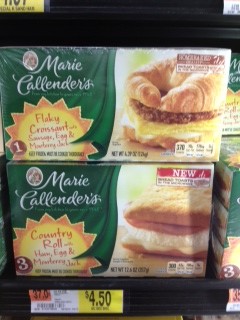 Marie Callender's Breakfast at Walmart