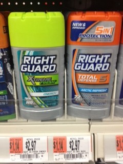 Right Guard Deodorant at Walmart