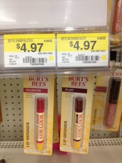 burts bees lip color walmart