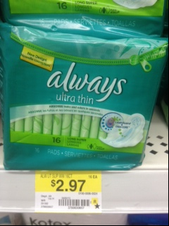 Always Pads Walmart