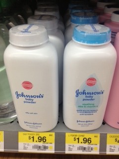 Johnson's Baby Powder at Walmart