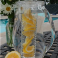 fruit infused water pitcher