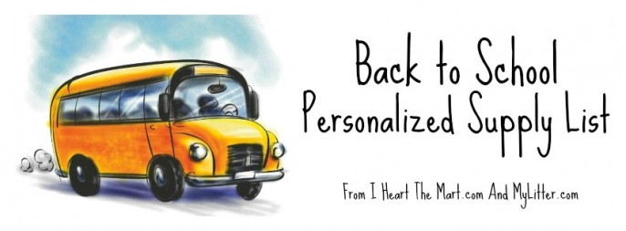 Back To School Printable List