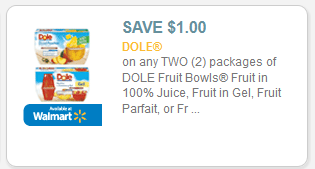Dole bowl 100 juice coupon