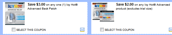 Coupon icy hot advanced