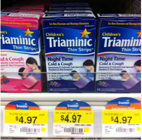 Triaminic Strips at Walmart