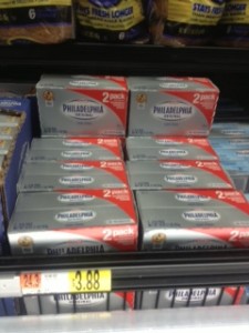 Philadelphia Cream cheese twin pk 8oz IHTM Walmart