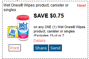 wet ones coupon