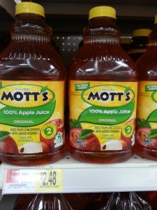 Motts juice Walmart