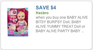 baby alive clearance deal coupon