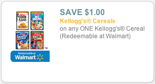 Kelloggs Cereal coupon