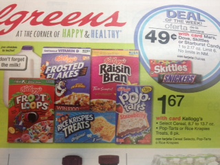 kellogg's Cereal Price match Deal