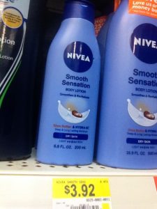 Nivea body lotion IHTM walmart