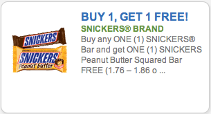 Buy 1 Get 1 Snickers