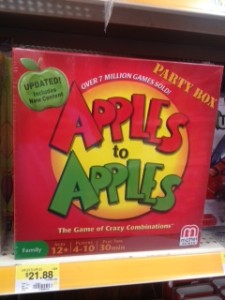 apples to apples walmart