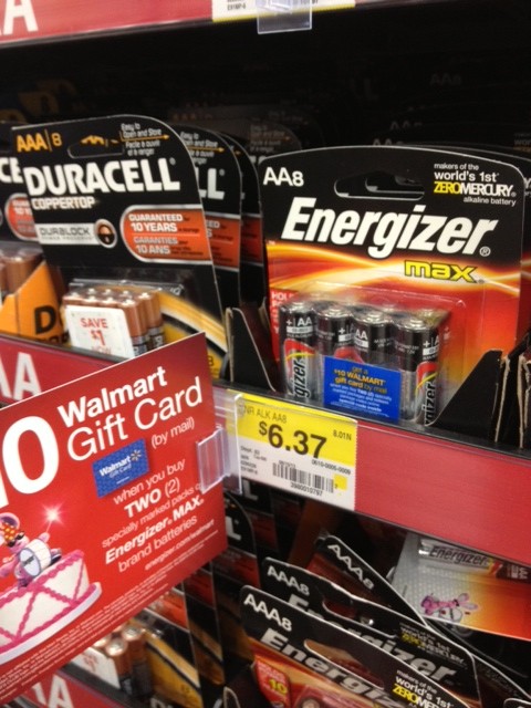energizer max walmart