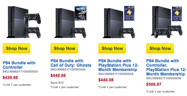 playstation 4 best prices