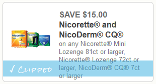 nicorette coupon