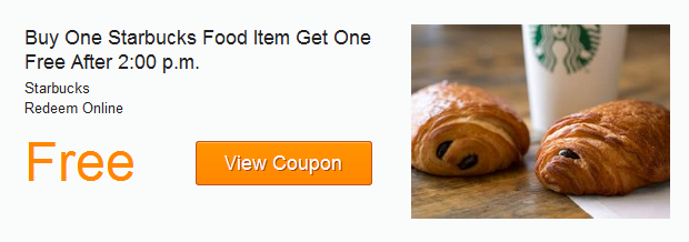 starbucks coupon