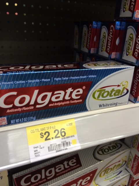 Colgate Total 4.2 oz Walmart