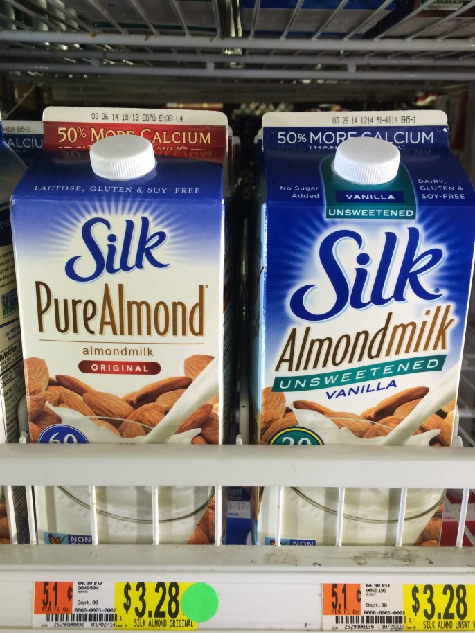 Silk Almond Milk Walmart