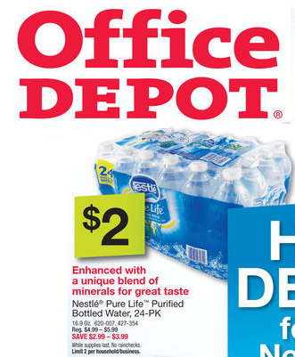 office depot water pm