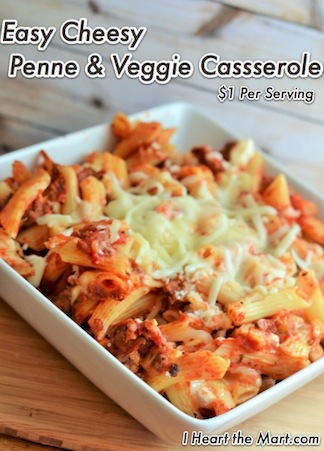 Penne & Veggie Casserole Recipe