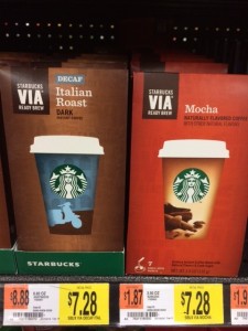 Starbucks Via Walmart