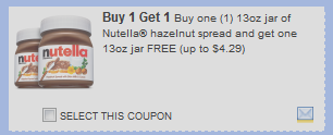 nutella coupon