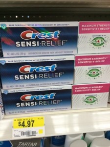 Crest Sensi Relief Toothpaste