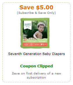 seventh generation diaper coupon
