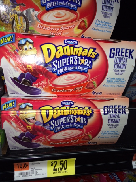 danimals greek yogurt walmart